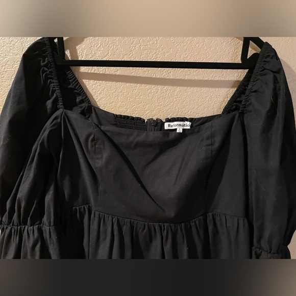 Reformation Classic Black Dress - Picture 3 of 5